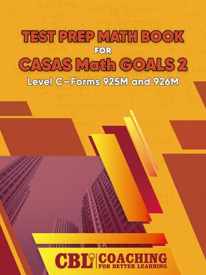 cover image of Test Prep Math Book  for  CASAS Math GOALS 2  Level C-Forms 925M and 926M